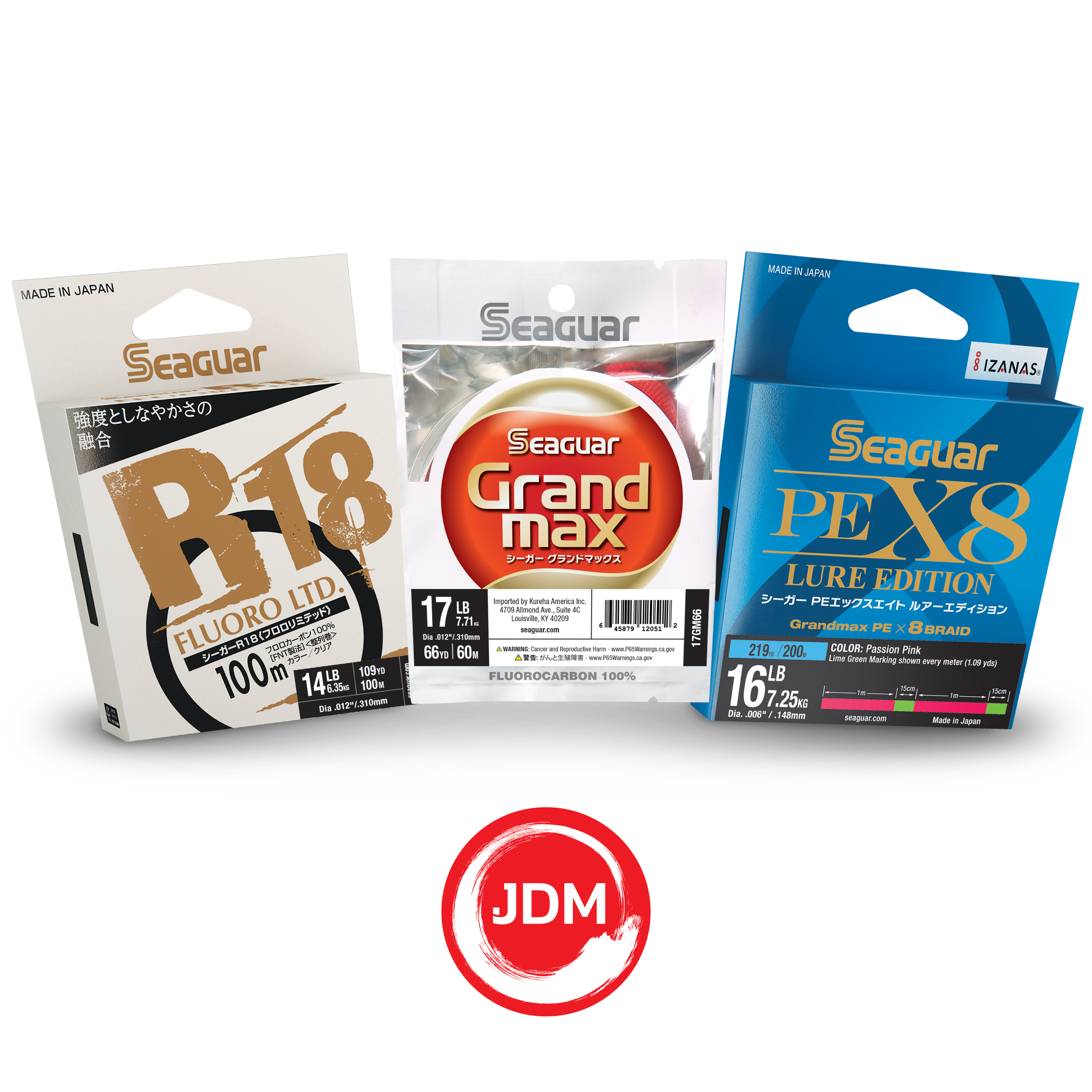 SEAGUAR RELEASES THREE EXCLUSIVE JDM FISHING LINES TO THE NORTH SEAGUAR RELEASES THREE EXCLUSIVE JDM FISHING LINES TO THE NORTH