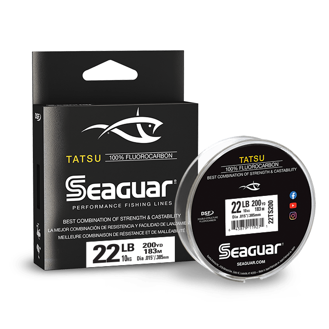 Seaguar Adds Two New Sizes for Tatsu<sup>®</sup> Fluorocarbon