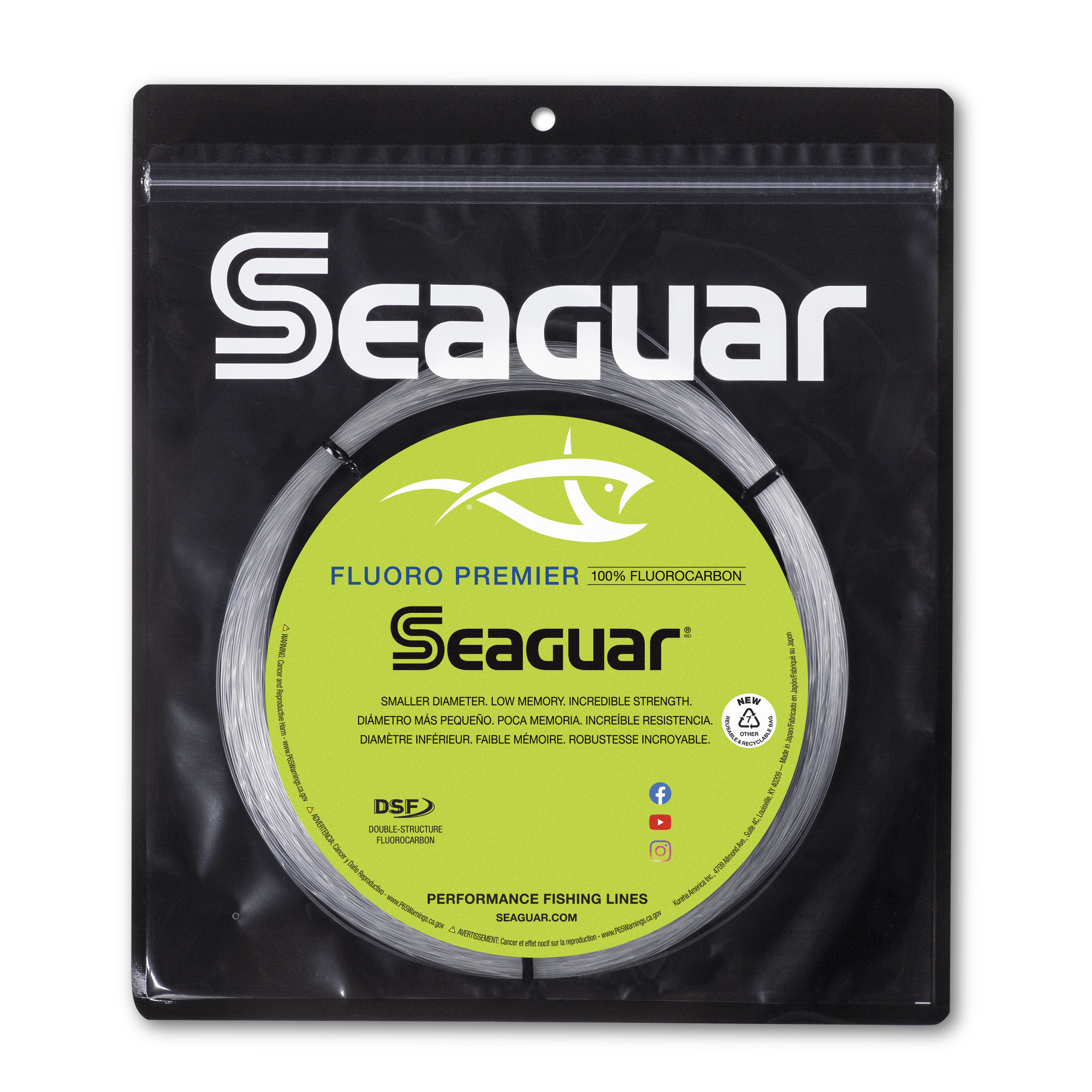 Seaguar Threadlock Hollow Core Braid - 200lb. - 600 yd. - White