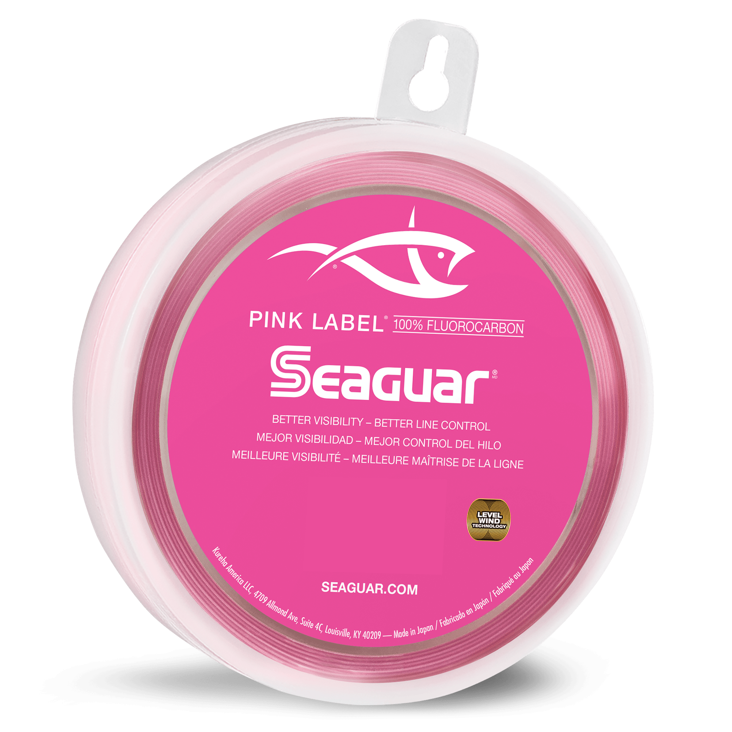 6lb pink mono fishing line Pink Label Fluorocarbon Leader l Saltwater l Seaguar 20LB .016 in. /.405 mm dia. / 25 YDS