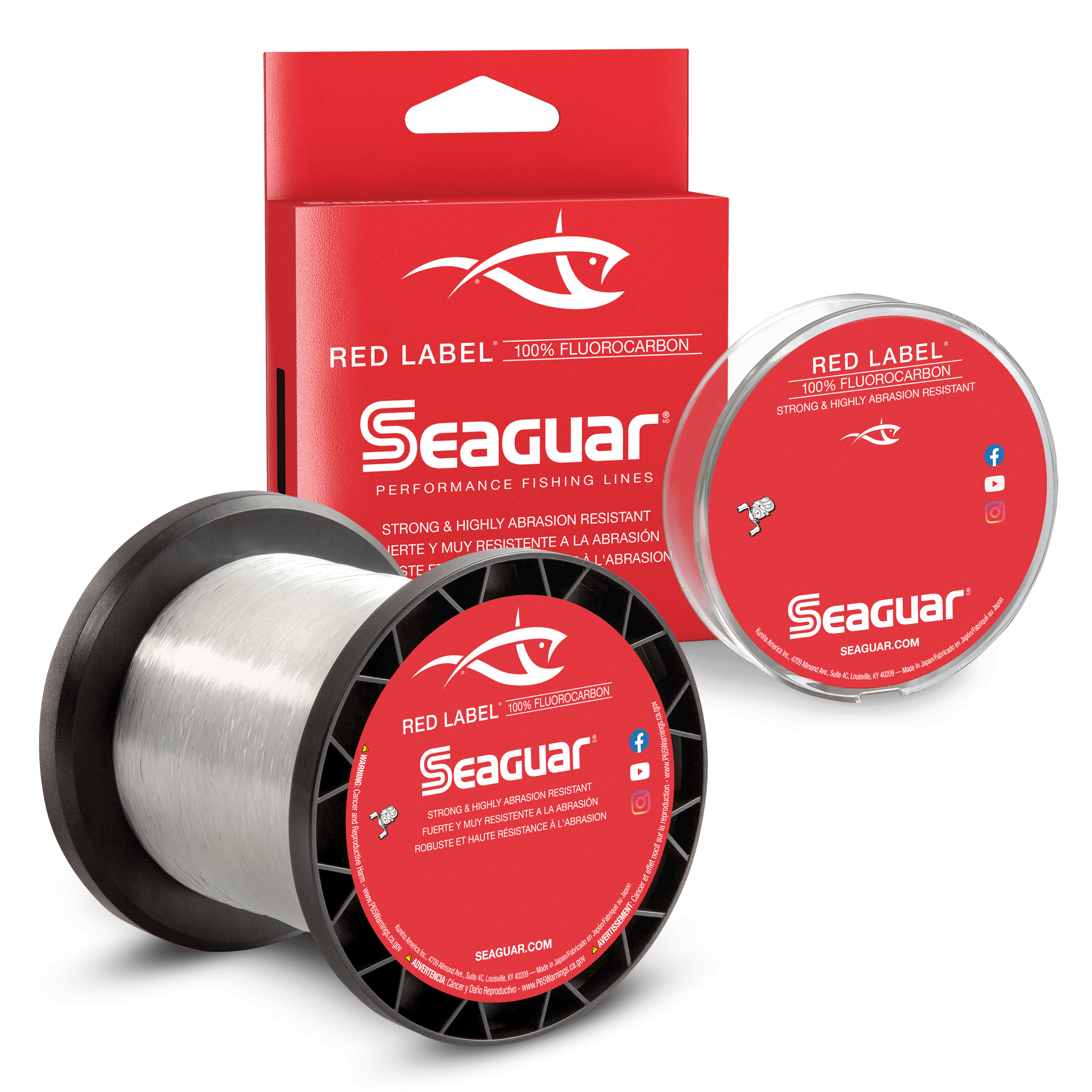 Seaguar IceX Fluorocarbon Fishing Line – Low Memory, Micro