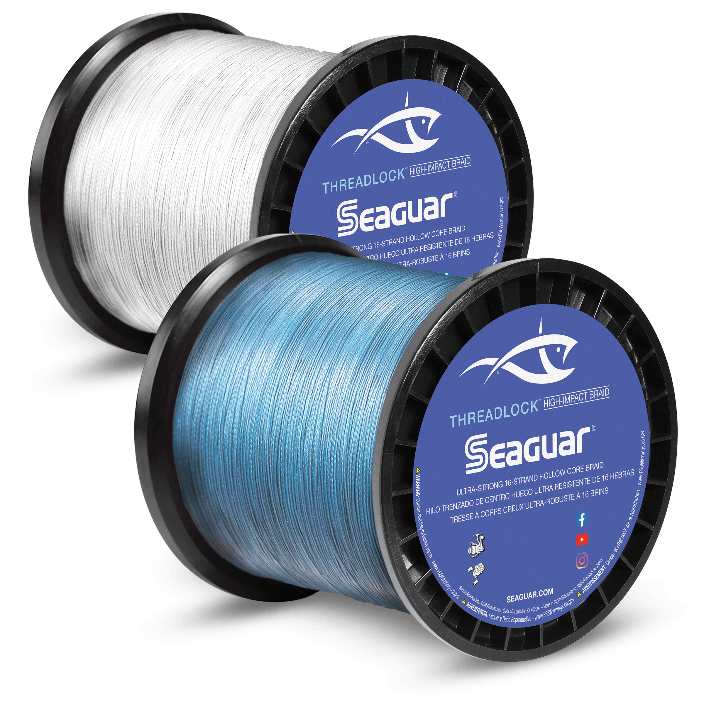 Seaguar Threadlock Braided Fishing Line Blue 600 yards 200 pound Seaguar Threadlock Braided Fishing Line Blue 600 yards 200 pound