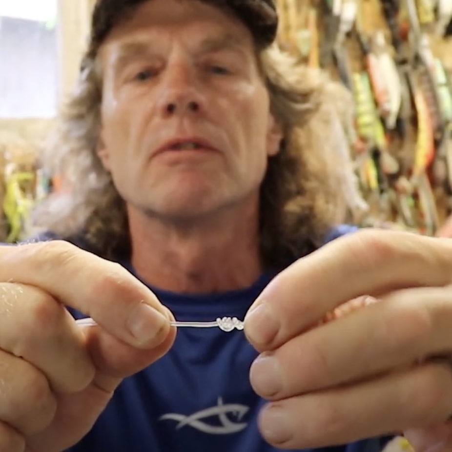 How to tie a knot with BIG Fluorocarbon