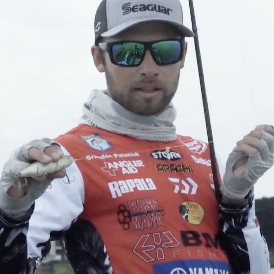 Brandon Palaniuk's Braid to Fluorocarbon for Topwaters
