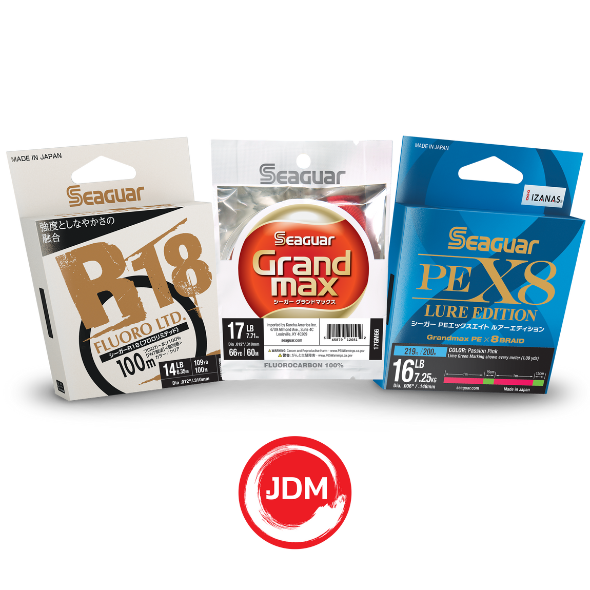 SEAGUAR RELEASES THREE EXCLUSIVE JDM FISHING LINES TO THE NORTH AMERICAN MARKET