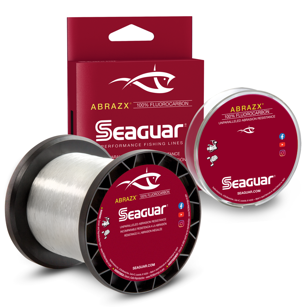  Seaguar InvizX 100% Fluorocarbon 1000yd 4lb, Clear