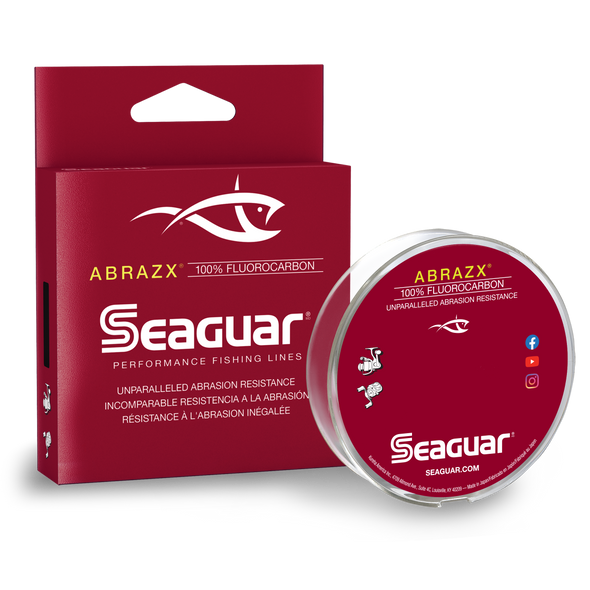 Seaguar Invizx 100% Fluorocarbon Fishing Line 20lbs, 1000yds Break  Strength/Length - 20VZ1000 