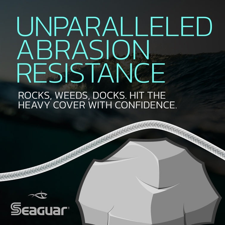 Seaguar Smackdown Angelschnur - Fluorocarbon Stealth Gray Geflochten Low Visibility