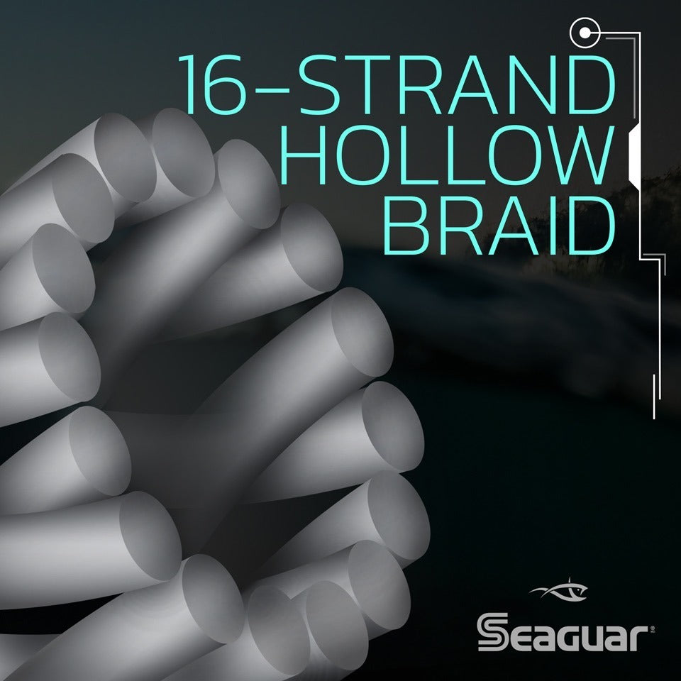  Seaguar Threadlock 16 Strand Hollow Core Braid, Hi-Vis White  2500yd 100lb : Superbraid And Braided Fishing Line : Sports & Outdoors