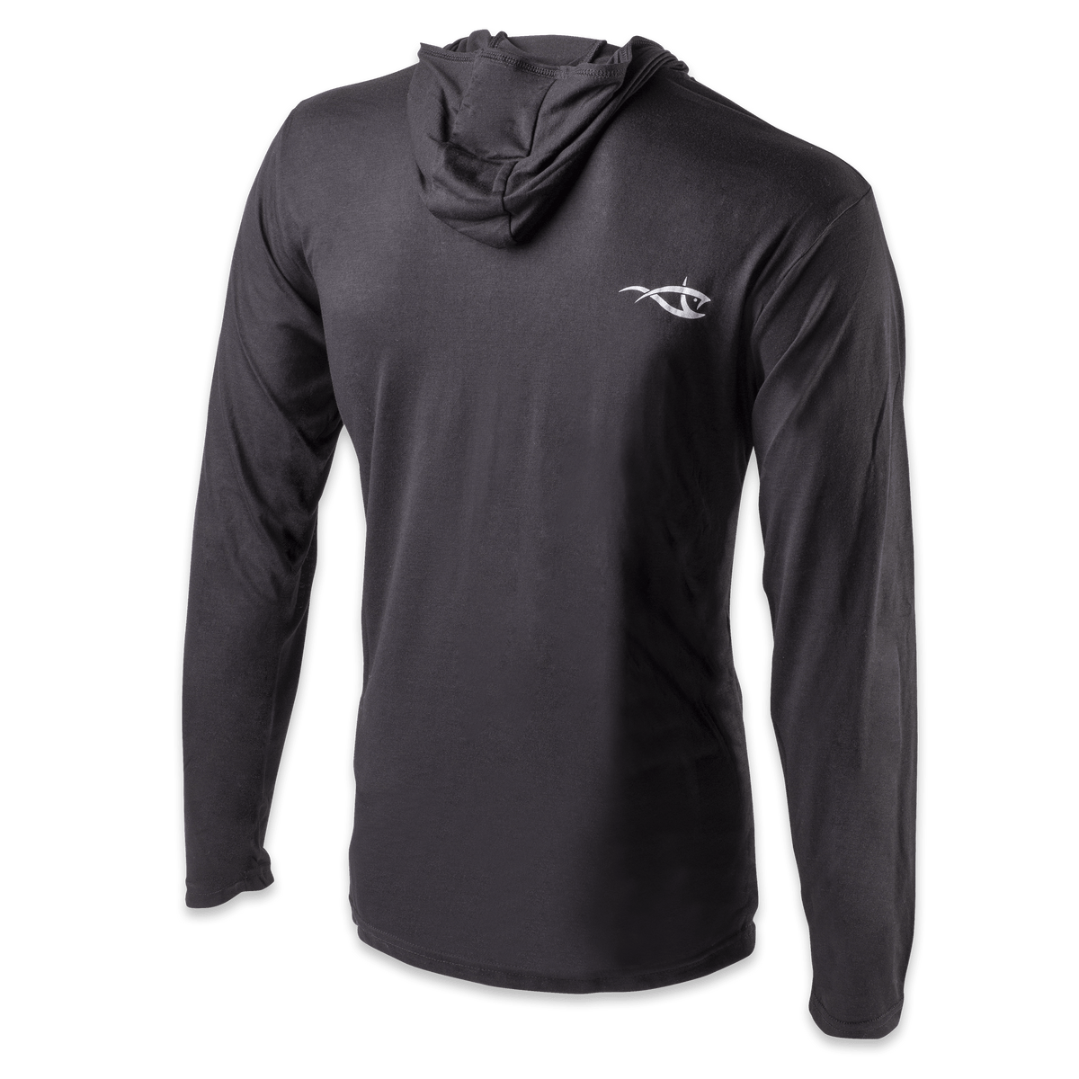 Seaguar Long Sleeve Hooded Logo T-Shirt Black / Medium