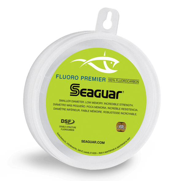 Seaworx Fluorocarbon High Density Fishing Leader Line - Low Visibility Easy to Use and Abrasion Resistant