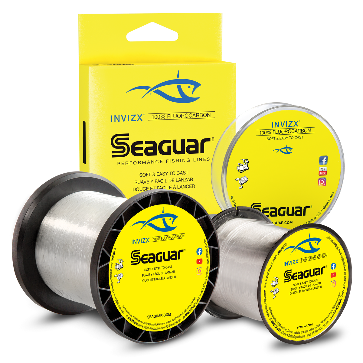 Seaguar Abrazx Fluorocarbon Bulk Spool