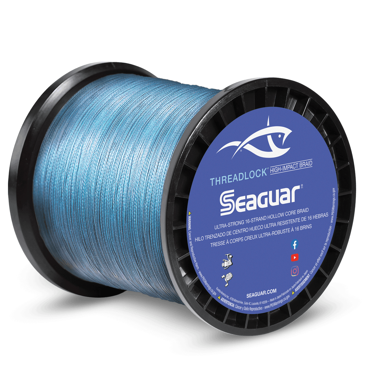 Seaguar Blue Label 100% Flourocarbon Fishing Line (DSF), 60lbs